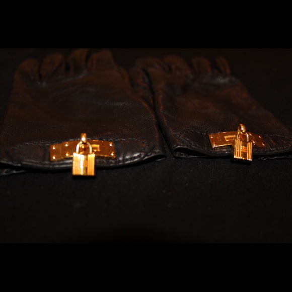 Hermès Soya Gloves Sz7 - Picture 3 of 6